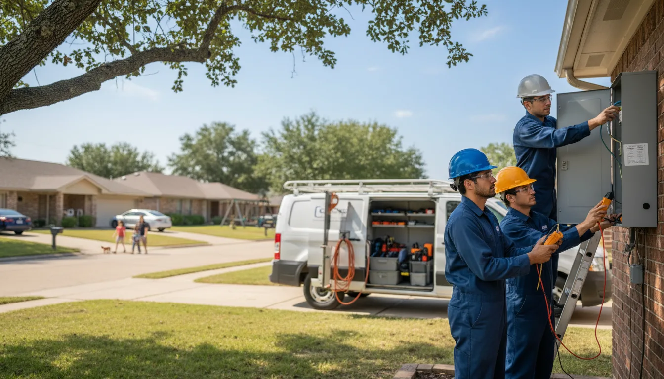 Certified electrician providing emergency electrical services in Christmas, FL